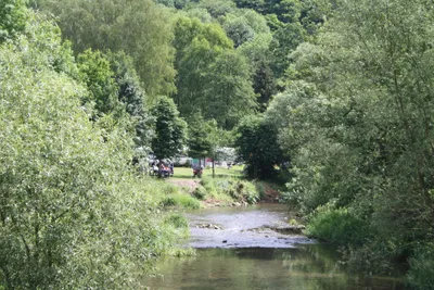 Campingplatz Trendelburg  -  Campingplatz direkt am Fluss