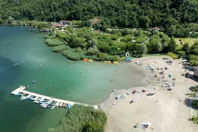 Continental Camping Village  - Luftaufnahme des Campingplatzes am Strand