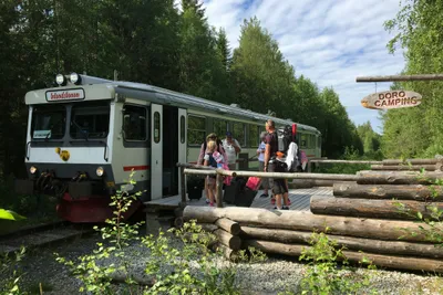 Doro Camping Lappland - Bahnhof am Campingplatz or Bahnhof beim Campingplatz