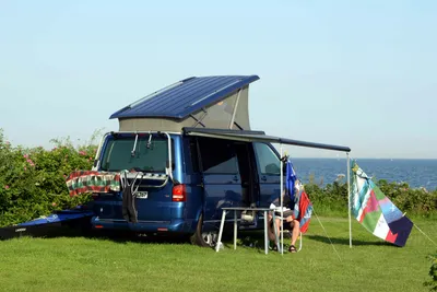 Drejby Strandcamping -  Wohnmobilstellplatz am Meer auf dem Campingplatz 
