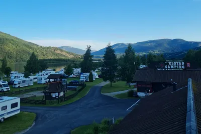 Elstad Camping - Blick auf den Campingplatz
