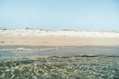Camping Ermosa  - Blick auf den Strand vom Campingplatz am Meer