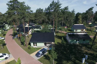 Familienpark Senftenberger See - Campingplatz aus der Vogelperspektive