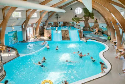 First Camp Hasmark Strand - Fyn - Hallenbad mit Rutschen auf dem Campingplatz