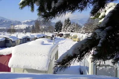 Forellencamp - Die Stellplätze im Winter