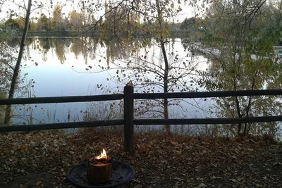 Camping Højsager - mit Blick auf den See