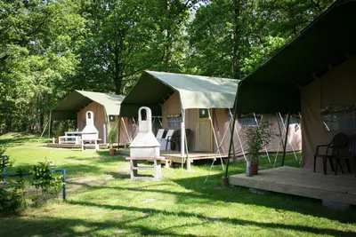 Ferienpark Dülmener See  Freizeitpark Dülmener See  - Mobilheim mit Veranda auf dem Campingplatz