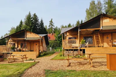 Camping Resort Frymburk  Camping Frymburk  - Mobilheime auf dem Campingplatz
