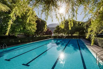 Camping Gretl am See  -  Pool vom Campingplatz im Grünen