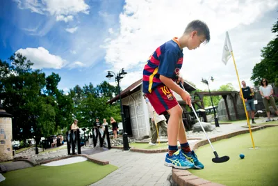 Camping Gustavsvik - Minigolf auf dem Campingplatz