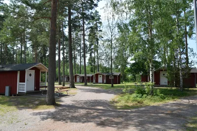 Hätte Camping - Außenansicht Mobilheime