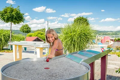 Camping Hüttenberg -  Hindernisbilliard auf dem Campingplatz