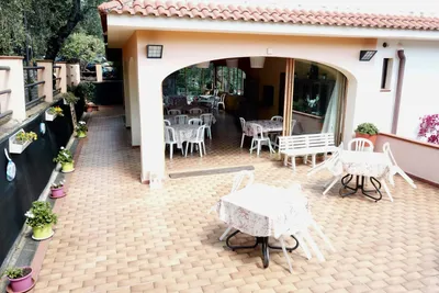 Camping Il Persiano - Restaurant Terrasse auf dem Campingplatz
