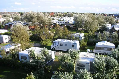 Insel-Camping-Borkum - Campingplatz aus der Vogelperspektive