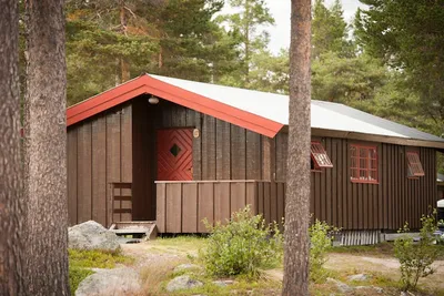 Johnsgård Turistsenter - Mobilheim im Grünen auf dem Campingplatz 