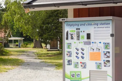 Kapellskärs Camping - Abwasserstation auf dem Campingplatz