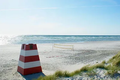 Kattegat Strand Camping - Beachvolleyball Feld am Strand