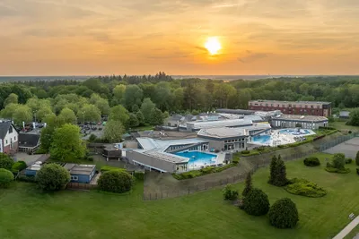 Camping Klein Vink - Sonnenuntergang über dem Campingplatz