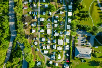 Camping Knaller  - Campingplatz aus der Vogelperspektive