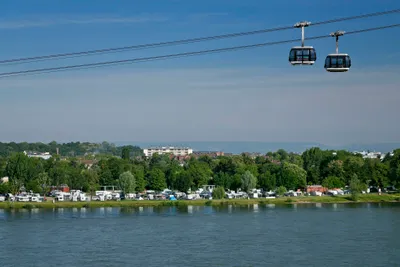KNAUS Campingpark Rhein-Mosel/Koblenz - Stellplätze direkt am Ufer