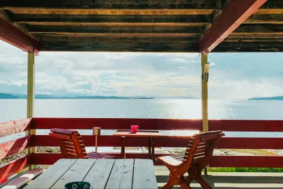 Koa Camping - Terrasse mit Meerblick