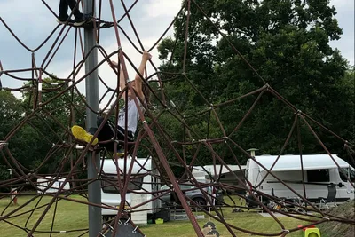 Kruså Camping og Hytter - Kinderspielplatz auf dem Campingplatz