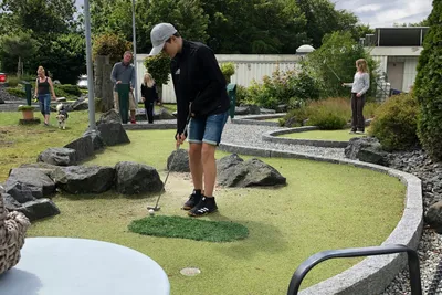 Kruså Camping og Hytter - Minigolfplatz auf dem Campingplatz