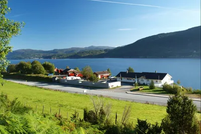 Langenuen Motel & Camping  Langenuen Motel Camping - Campingplatz Luftaufnahme
