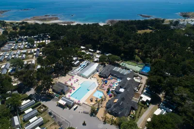 Camping le Conguel - Campingplatz aus der Vogelperspektive