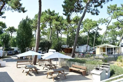 Camping Le Vieux Moulin - Stellplätze und Mobilheime auf dem Campingplatz