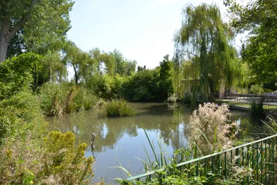 Camping Les Bardons - Teich auf dem Campingplatz