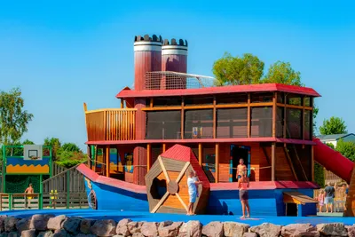 Camping Les Hautes Coutures  - Kinderspielplatz auf dem Campingplatz