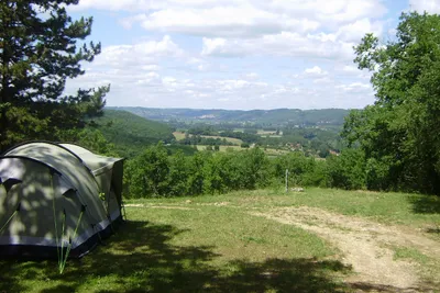 Camping Les Pastourels -  Zeltplatz  auf dem Campingplatz