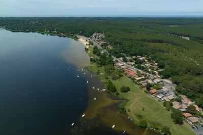 Lodging le Lac  - Luftaufnahme des Campingplatzes