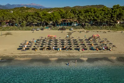Camping Meltemi - Badestrand auf dem Campingplatz