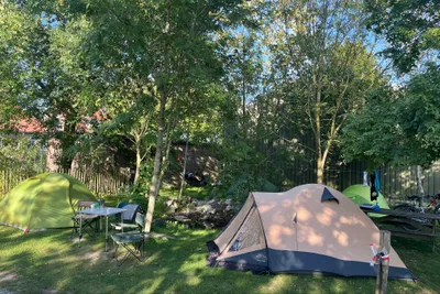 Minicamping d'Abeele - Zeltplatz auf dem Campingplatz