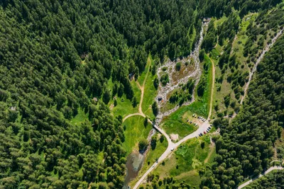 Camping Mistral  - Luftaufnahme des Campingplatzes