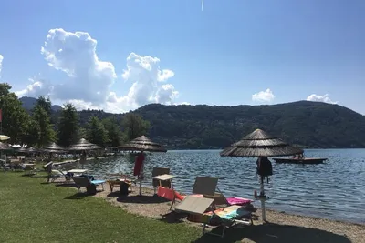 Camping Molinazzo  - Badestrand am Luganersee