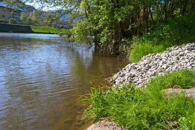 Naturcamping Braunsbach  - Campingplatz am Ufer vom Fluss Kocher