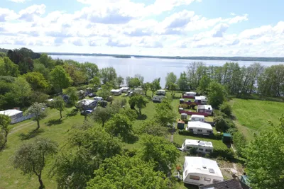 Naturcamping Seekamp - Campingplatz aus der Vogelperspektive