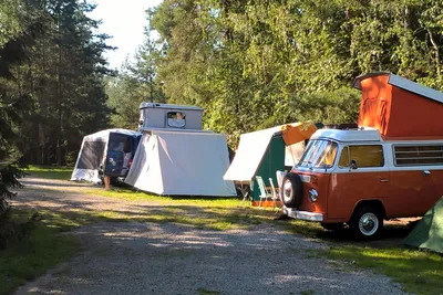 Naturcampingplatz am Olbasee - Wohnmobil- und  Wohnwagenstellplätze auf dem Campingplatz