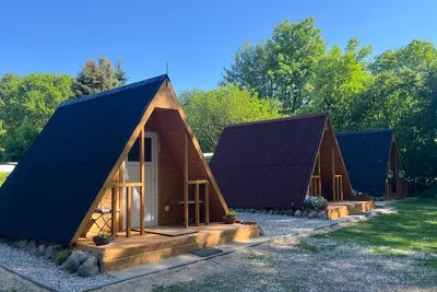 Naturcampingplatz Wrohe am Westensee  - Mobilheime auf dem Campingplatz