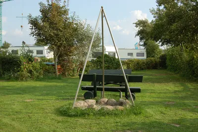 Camping Nordsee - Campingplatz mit Lagerfeuerstelle