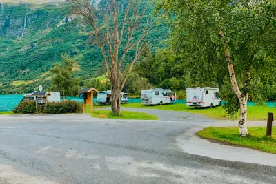 Oldevatn Camping - Standplatz