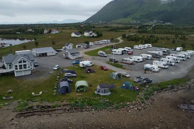 Oppmyre Camping - Campingplatz aus der Vogelperspektive