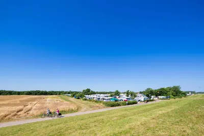 Ostseecamping Gut Oehe - Blick auf das Gelände vom Campingplatz und die Umgebung