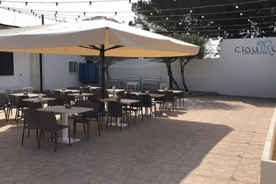 Camping Paradiso del Mare  -  Restaurant vom Campingplatz mit Terrasse