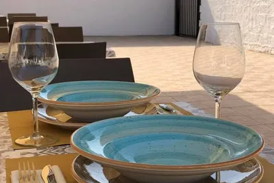 Camping Paradiso del Mare  - gedeckter Tisch im Restaurant vom Campingplatz