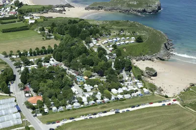 Camping Playa De Troenzo - Luftaufnahme des Campingplatzes