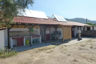 Quinta do Pomarinho - Rezeption und Abwaschbereich mit Waschmaschine
